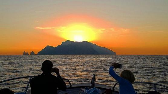 From Sorrento: Capri by night